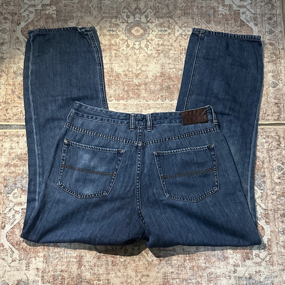Tommy Bahama Dark Blue Relaxed Jeans 36x34 Classic Fit